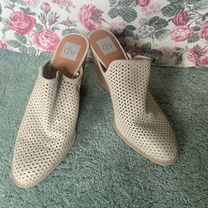 Open-backed heels